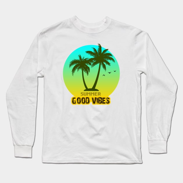 Good Summer Vibe Long Sleeve T-Shirt by tatzkirosales-shirt-store